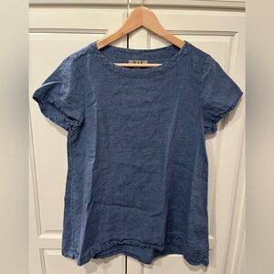 Flax Linen Chambray Shirt